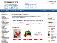 Tablet Screenshot of catalog.bennettseducationalcatalog.com